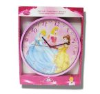 Zegar Ścienny Princess - Księżniczki 25cm