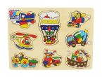 Drewniane Puzzle z Uchwytami Happy People