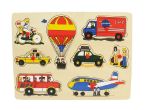 Drewniane Puzzle z Uchwytami Dla Dzieci