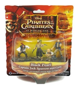Piraci z Karaibów Figurki - 3 Zestawy Zizzle