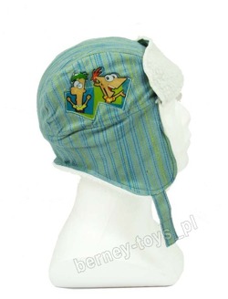Czapka Zimowa Dla Dziecka Fineasz i Ferb