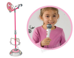 Mikrofon Dla Dzieci Hello Kitty ze Statywem SMOBY