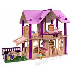 Drewniany Domek Dla Lalek Willa Eichhorn 2513