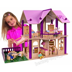Drewniany Domek Dla Lalek Willa Eichhorn 2513