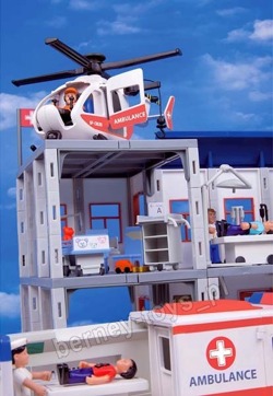 Szpital Simba Superplay + Karetka + Helikopter