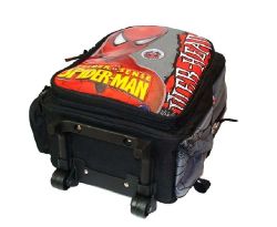 Plecak na Kółkach Dla Dzieci Walizka Spiderman 43cm z Dźwiękiem