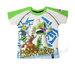 Koszulka T-shirt Dla Chłopca Toy Story 3 Biała