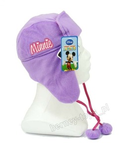 Czapka Uszatka Dla Dziewczynki Myszka Minnie