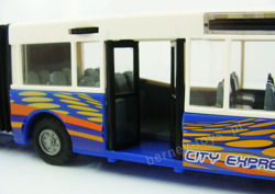 Autobus Przegubowy Dla Dzieci  Dickie Niebieski