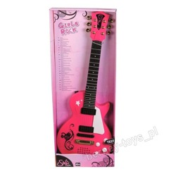 Zabawkowa Gitara Dla Dzieci Girl Rock Smba