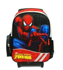 Plecak na Kółkach dla Dzieci Spiderman 36cm