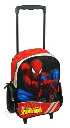 Plecak na Kółkach dla Dzieci Spiderman 36cm