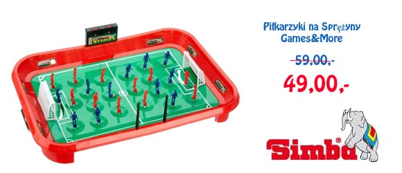 Piłkarzyki na sprężynach Simba Games & More