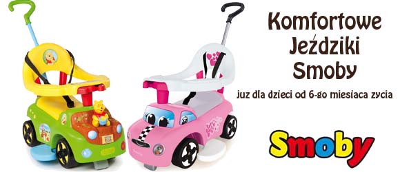 Jeździk pchacz dla dzieci Smoby