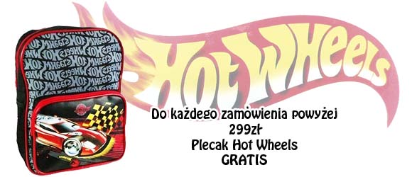 Plecaczek dla dzieci Hot Wheels