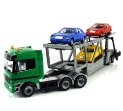 Ciężarówka i Laweta z Samochodami Dickie Transporter Set