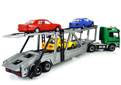 Ciężarówka i Laweta z Samochodami Dickie Transporter Set