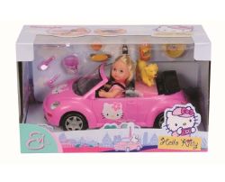 Evi Hello Kitty - Lalka w Kabriolecie - Simba