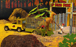 Park Dinozaurów Rezerwat Simba Superplay Figurki