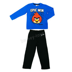 Piżama Dziecięca Angry Birds 100% Bawełna
