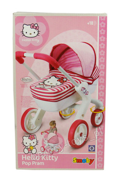 Wózek Dla Lalek Gondola Pop Pram Hello Kitty Smoby