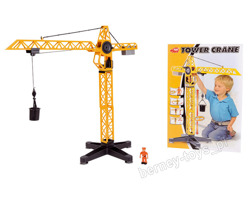 Dźwig Żuraw Tower Crane Firmy Dickie 52cm