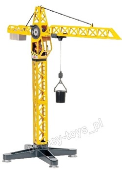 Dźwig Żuraw Tower Crane Firmy Dickie 52cm