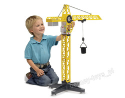 Dźwig Żuraw Tower Crane Firmy Dickie 52cm